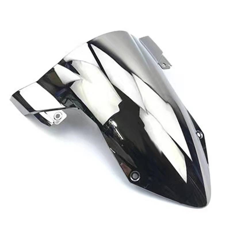ASDRDDARF Windschutzscheibe Motorrad Für S1000RR 2019 2020 2021 2022 2023 2024 Windschutzscheibe Windschutz Deflektoren Windschutzscheibe Carbon Faser Grau(Chrome) von ASDRDDARF