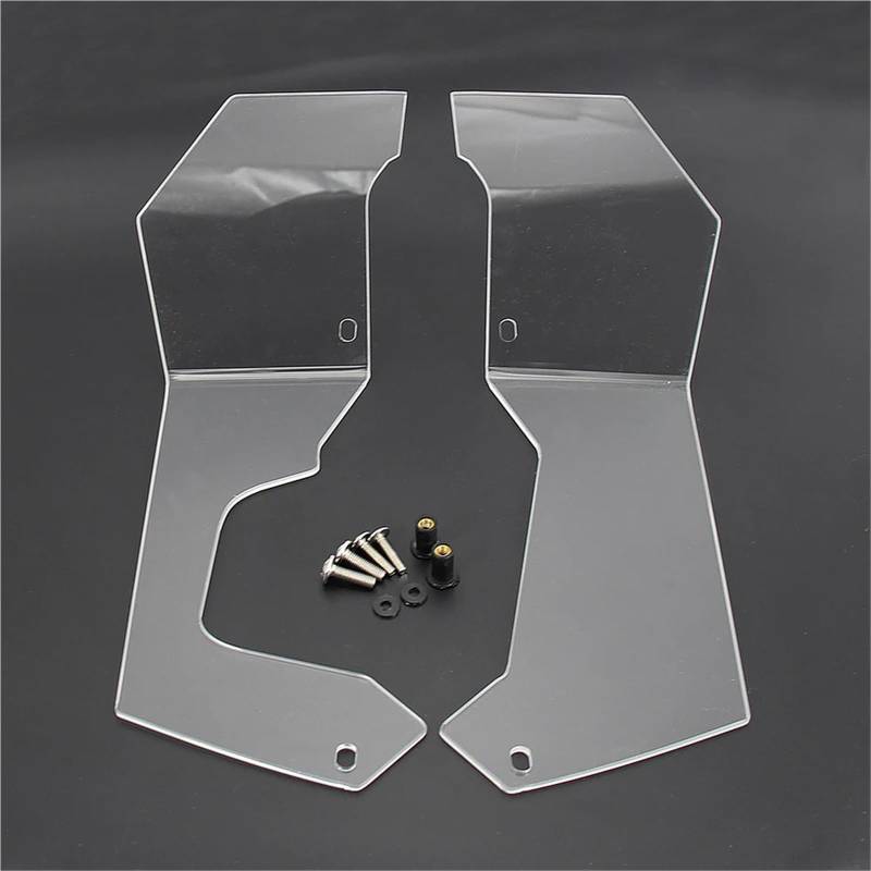 ASDRDDARF Windschutzscheibe Motorrad Für VFR1200X 2012 2013 2014 2015 Motorradzubehör Cross Tourer Seitenwindschutzscheibe Windschutz Windabweiser(Clear) von ASDRDDARF