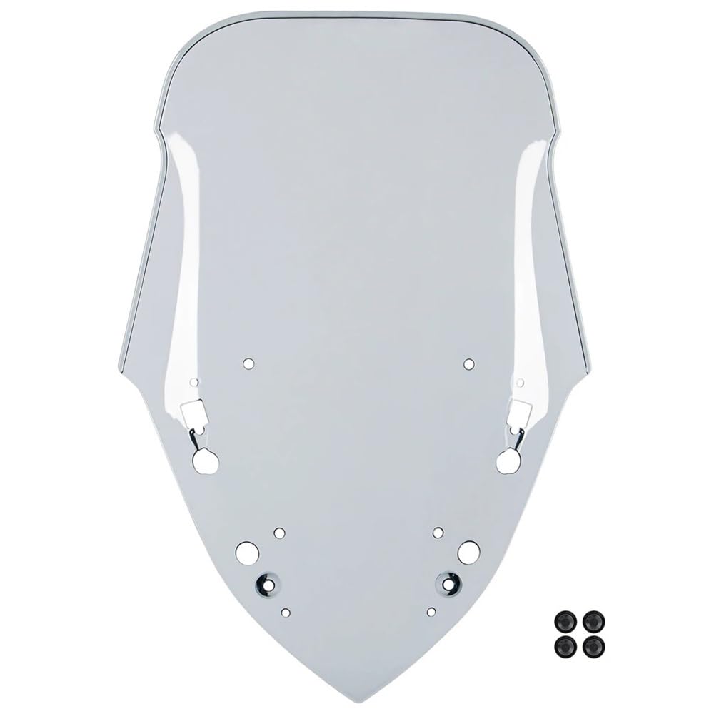 ASDRDDARF Windschutzscheibe Motorrad Für X-MAX300 XMAX250 X MAX150 2017 2018 2019 2020 2021 2022 Windschutzscheibe Windschutz Motorrad Windabweiser(Light Smoke) von ASDRDDARF