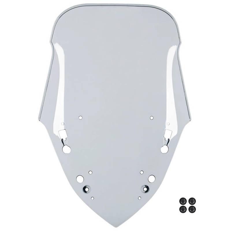 ASDRDDARF Windschutzscheibe Motorrad Für X-MAX300 XMAX250 X MAX150 2017 2018 2019 2020 2021 2022 Windschutzscheibe Windschutz Motorrad Windabweiser(Light Smoke) von ASDRDDARF