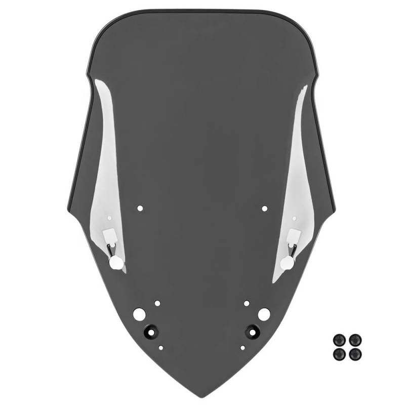 ASDRDDARF Windschutzscheibe Motorrad Für X-MAX300 XMAX250 X MAX150 2017 2018 2019 2020 2021 2022 Windschutzscheibe Windschutz Motorrad Windabweiser(Smoke) von ASDRDDARF