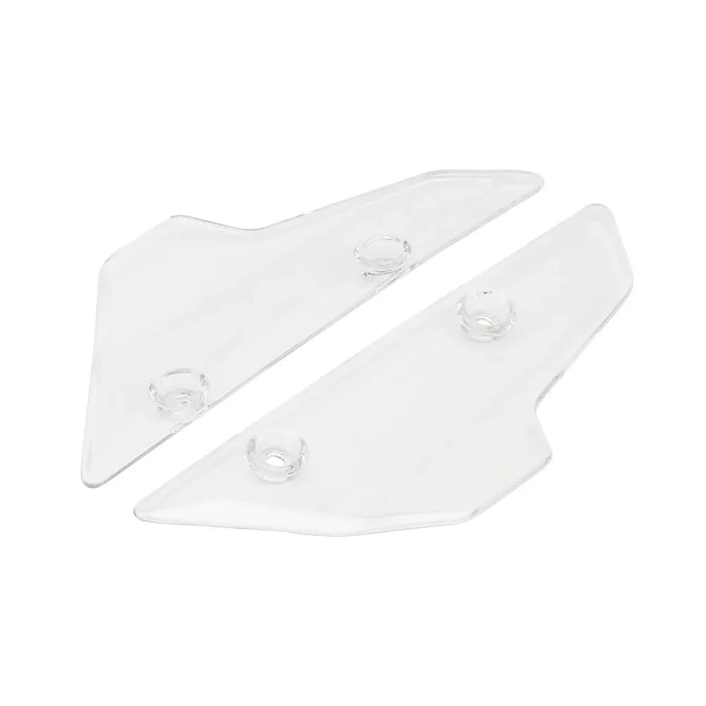ASDRDDARF Windschutzscheibe Motorrad Für XL750 TRANSALP 2023 2024 Motorrad Acryl Seite Panels Windabweiser Front Spoiler Windschutzscheibe(Front - Clear) von ASDRDDARF