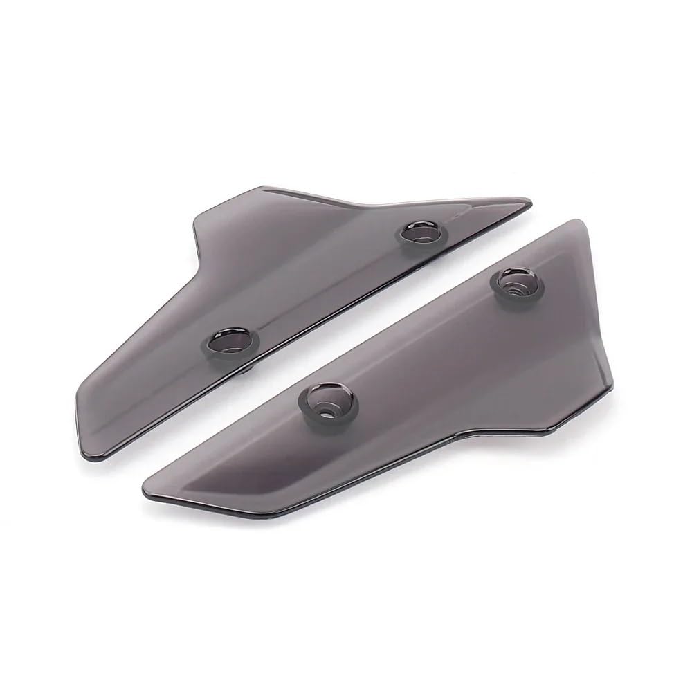 ASDRDDARF Windschutzscheibe Motorrad Für XL750 TRANSALP 2023 2024 Motorrad Acryl Seite Panels Windabweiser Front Spoiler Windschutzscheibe(Front - Smoky) von ASDRDDARF
