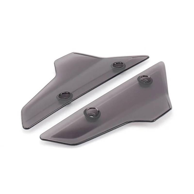 ASDRDDARF Windschutzscheibe Motorrad Für XL750 TRANSALP 2023 2024 Motorrad Acryl Seite Panels Windabweiser Front Spoiler Windschutzscheibe(Front - Smoky) von ASDRDDARF