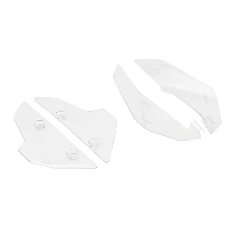 ASDRDDARF Windschutzscheibe Motorrad Für XL750 TRANSALP 2023 2024 Motorrad Acryl Seite Panels Windabweiser Front Spoiler Windschutzscheibe(Set - Clear) von ASDRDDARF