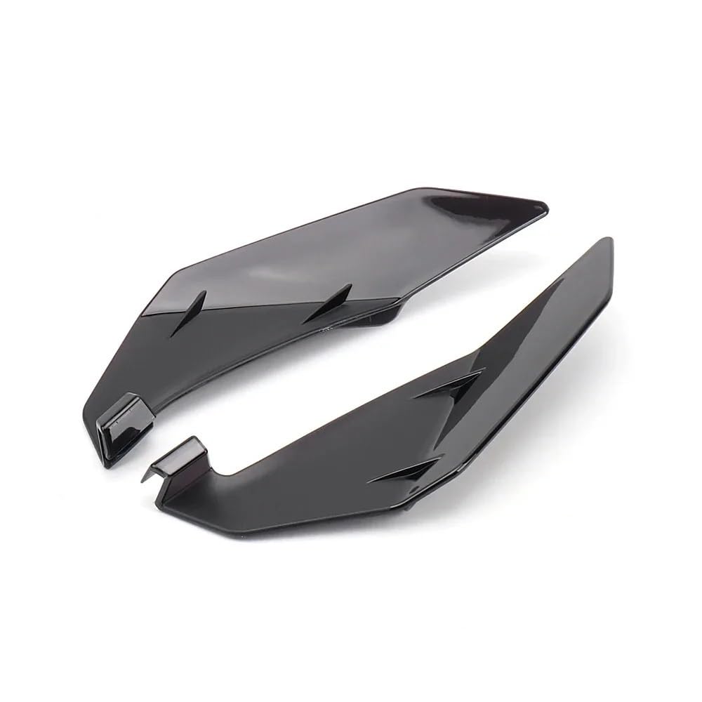 ASDRDDARF Windschutzscheibe Motorrad Für XL750 TRANSALP 2023 2024 Motorrad Acryl Seite Panels Windabweiser Front Spoiler Windschutzscheibe(Side - Black) von ASDRDDARF