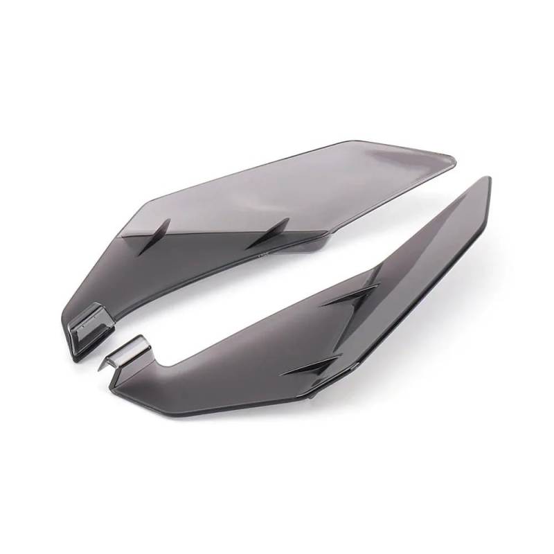 ASDRDDARF Windschutzscheibe Motorrad Für XL750 TRANSALP 2023 2024 Motorrad Acryl Seite Panels Windabweiser Front Spoiler Windschutzscheibe(Side - Smoky) von ASDRDDARF