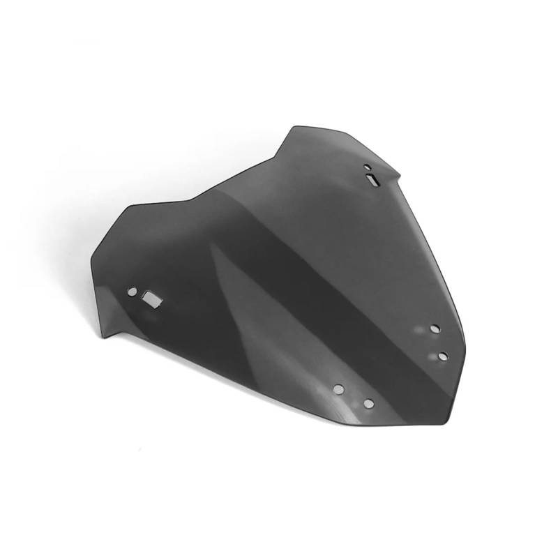 ASDRDDARF Windschutzscheibe Motorrad Für XMAX300 X-MAX 300 2023 2024-Motorrad Sport Visier Windschutzscheibe Windschutz Wind Schild Guide Platte Bildschirm(Smoke Gray) von ASDRDDARF