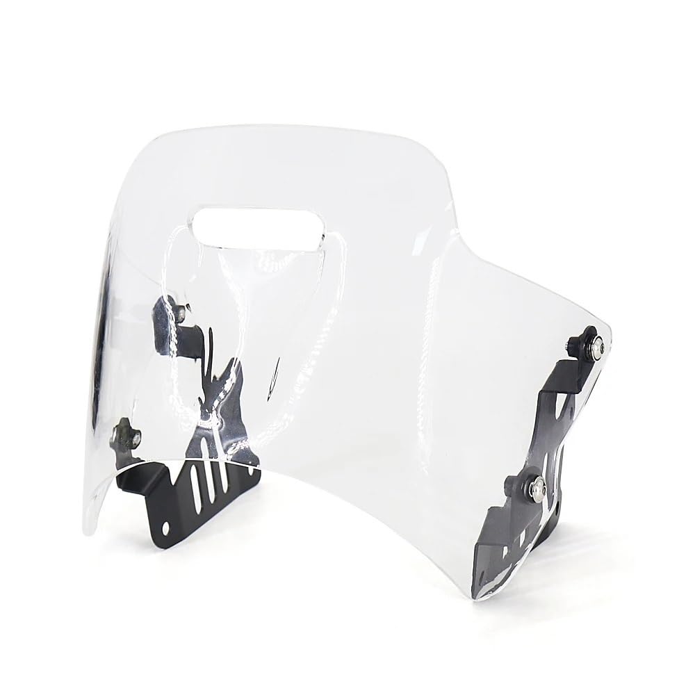 ASDRDDARF Windschutzscheibe Motorrad Für XSR900 2022 2023 Motorrad Windschutz Windschutz Air Windabweiser Zubehör(Transparent) von ASDRDDARF