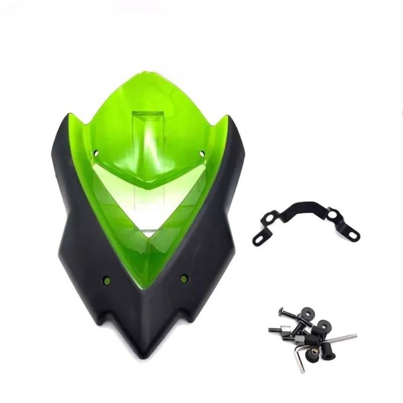ASDRDDARF Windschutzscheibe Motorrad Für Z1000 2014 2015 2016 2018 2019 2020 Motorrad Änderung Windschutzscheibe Visier Windschutzscheibe(Green) von ASDRDDARF