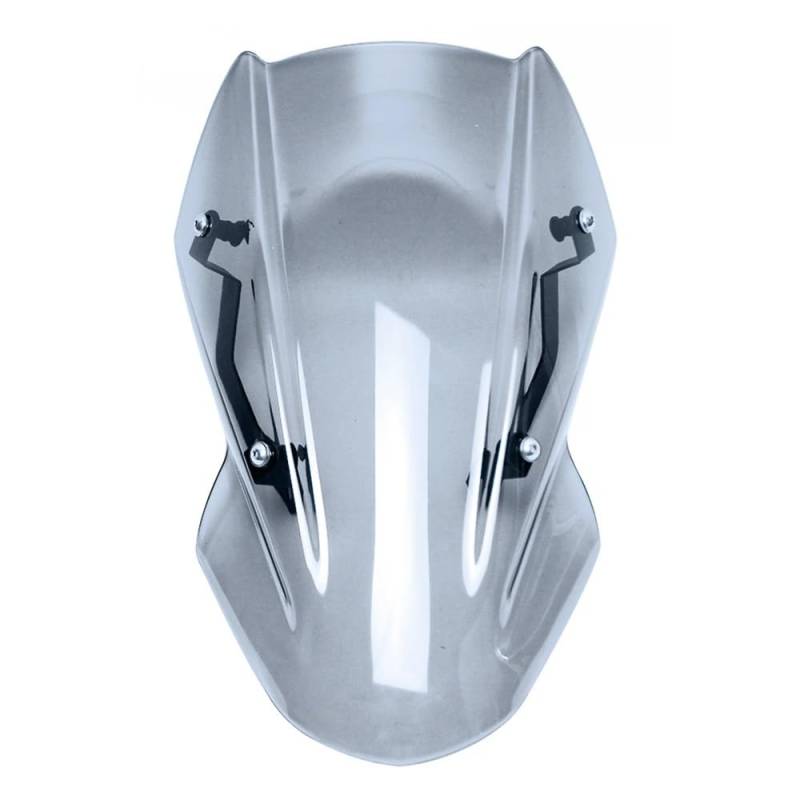 ASDRDDARF Windschutzscheibe Motorrad Für Z650 2017 2018 2019 ABS Windschutzscheibe Windschutz Schild Bildschirm Mit Halterung Rauch Schwarz Klar(Clear) von ASDRDDARF