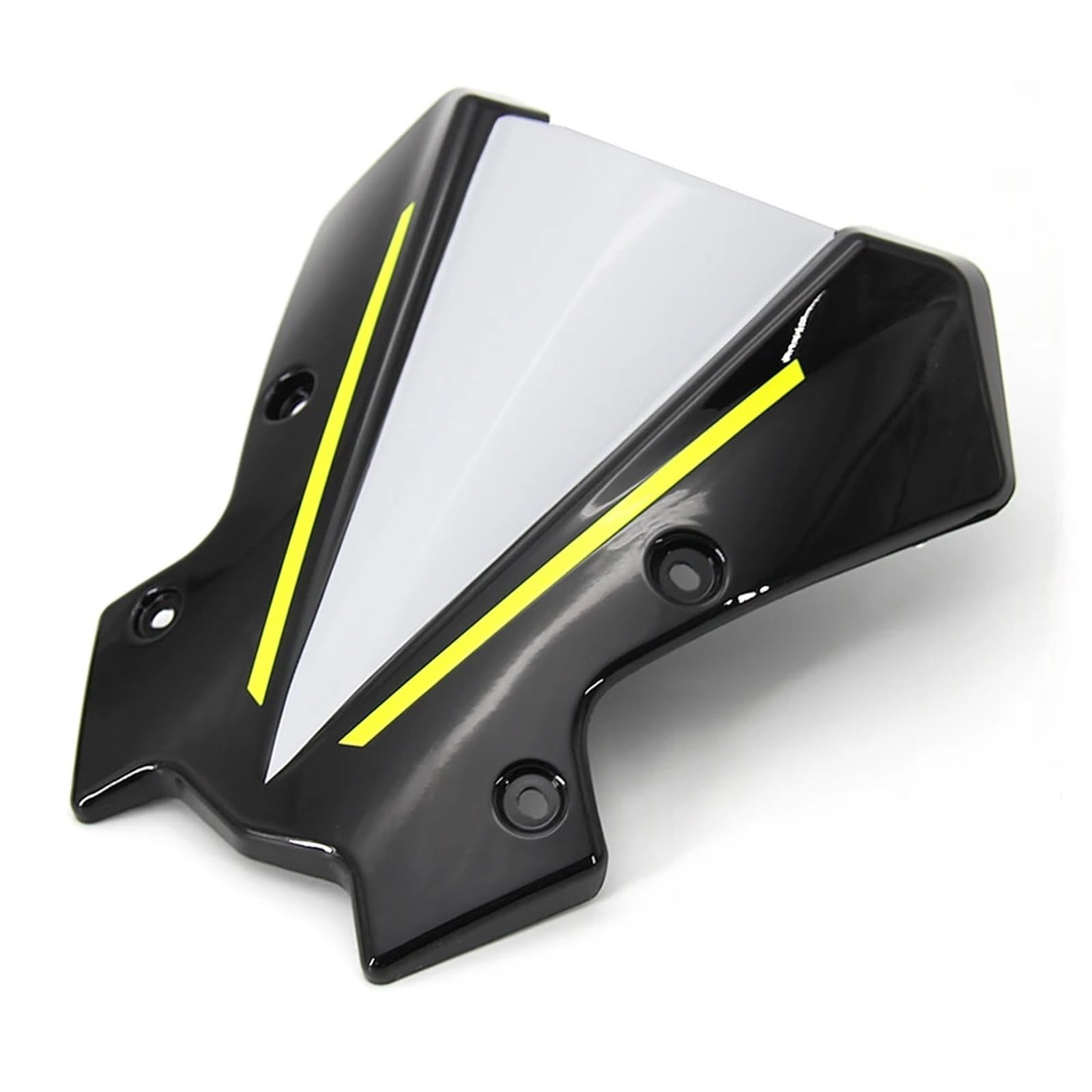 ASDRDDARF Windschutzscheibe Motorrad Für Z650 Z900 2020 2021 2022 2023 Carbon Fiber Motorrad Windschutzscheibe Windschutz Air Wind Deflektor(Black White) von ASDRDDARF