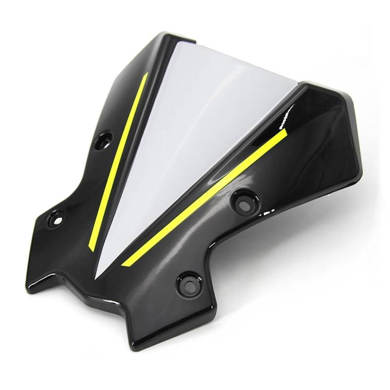 ASDRDDARF Windschutzscheibe Motorrad Für Z650 Z900 2020 2021 2022 2023 Carbon Fiber Motorrad Windschutzscheibe Windschutz Air Wind Deflektor(Black White) von ASDRDDARF