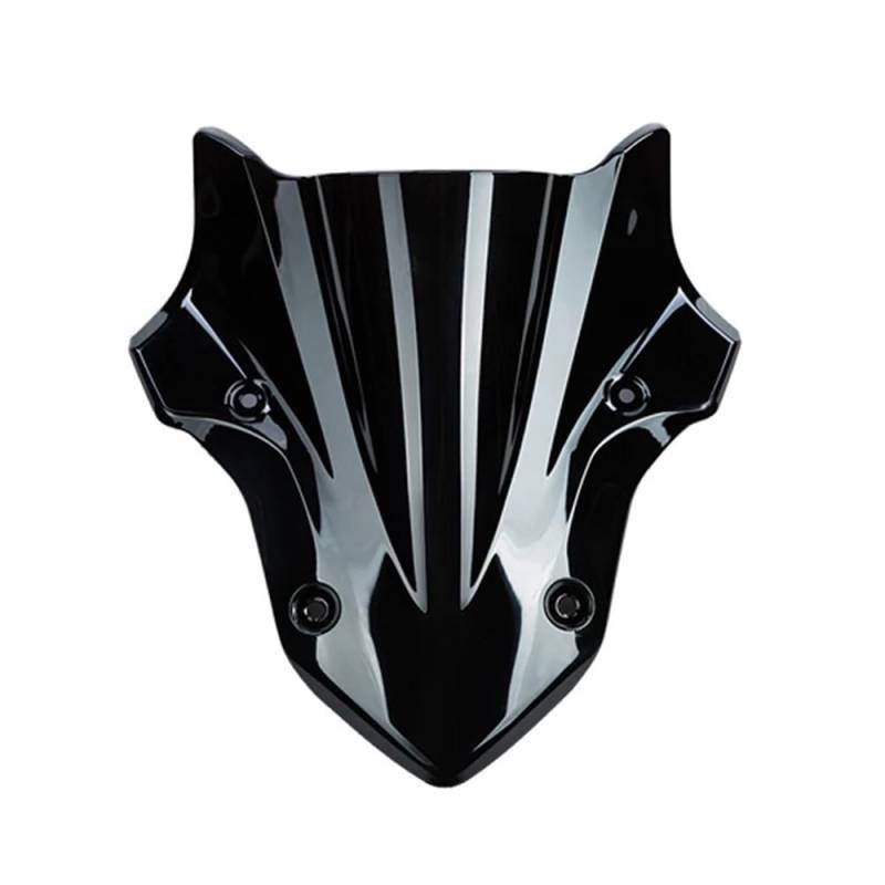 ASDRDDARF Windschutzscheibe Motorrad Für Z900 2017 2018 2019 Schwarz Motorrad Windschutzscheibe Windschutz Windabweiser Teile Motobike ABS Kunststoff Zubehör von ASDRDDARF