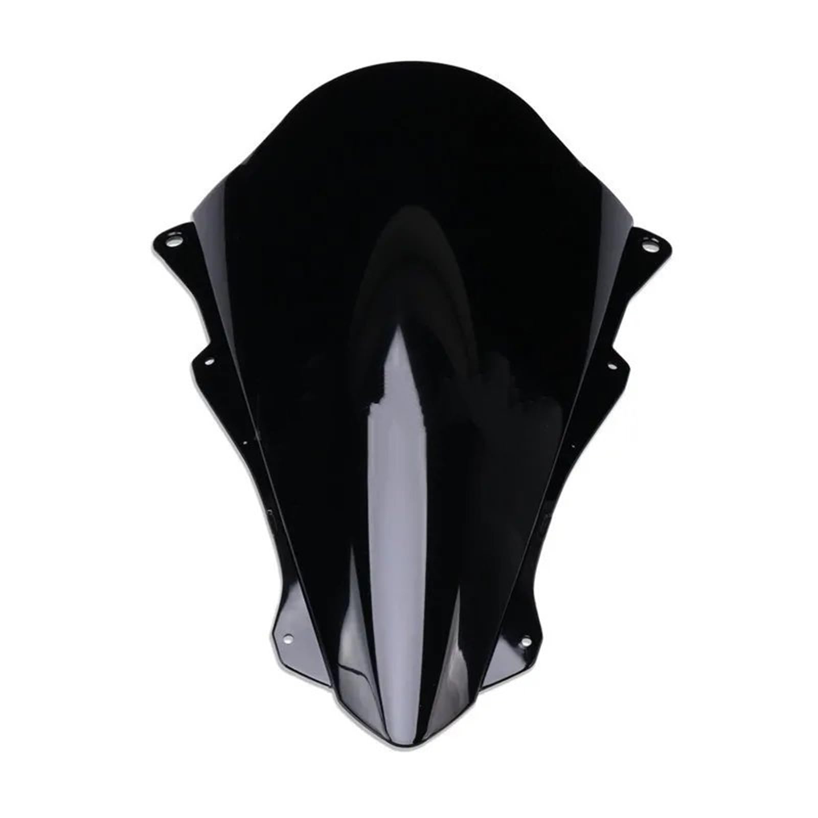 ASDRDDARF Windschutzscheibe Motorrad Für ZX-4R ZX-4RR 2023 Motorrad Frontscheibe Windschutz Schallwand Wind Deflektoren(Black) von ASDRDDARF