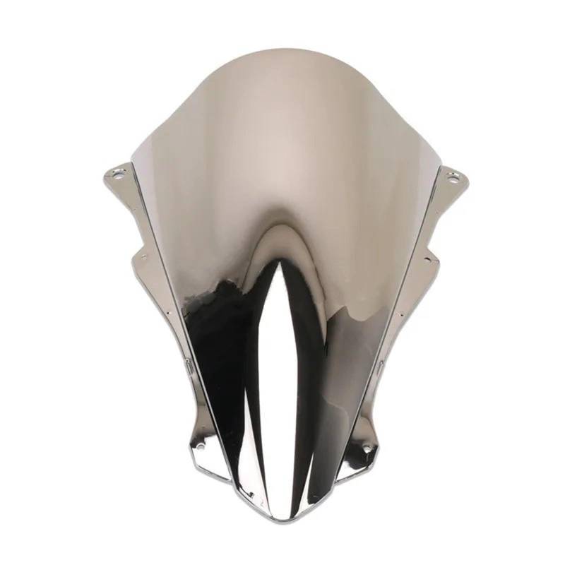 ASDRDDARF Windschutzscheibe Motorrad Für ZX-4R ZX-4RR 2023 Motorrad Frontscheibe Windschutz Schallwand Wind Deflektoren(Silver) von ASDRDDARF