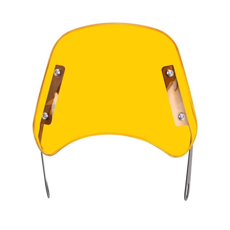 ASDRDDARF Windschutzscheibe Motorrad Universal 8 Arten 6.5 "-9.45" Motorrad Scheinwerfer Windschutzscheibe Windabweiser Windschutzscheibe(Yellow B) von ASDRDDARF