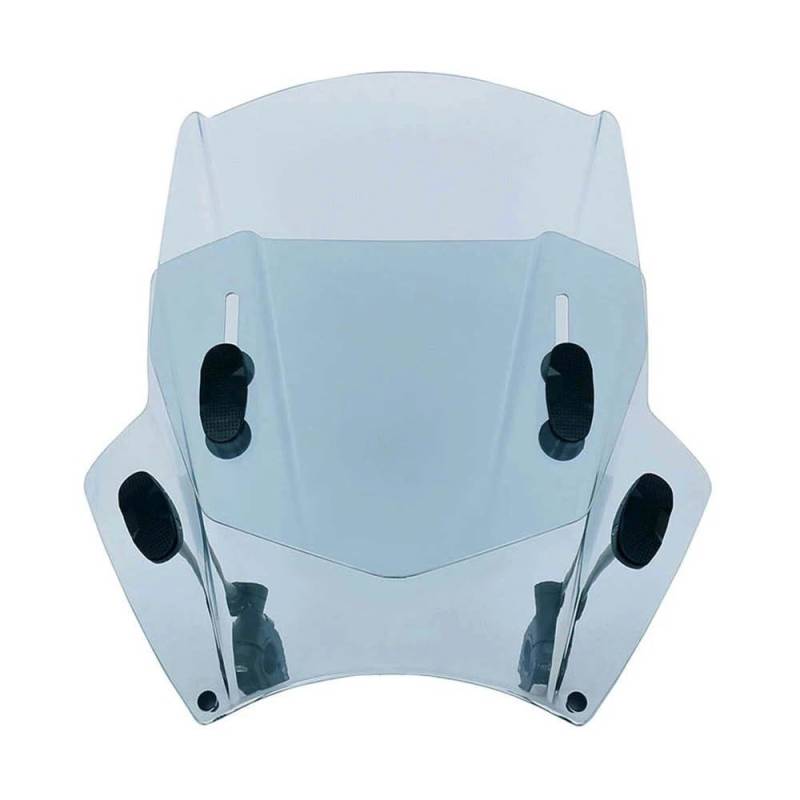 ASDRDDARF Windschutzscheibe Motorrad Universal Für GB350 GB350RS 2021 2022 Für Hornet 2,0 2021-2023 Motorrad Windschutz Windschutz(Adjust Light Grey) von ASDRDDARF