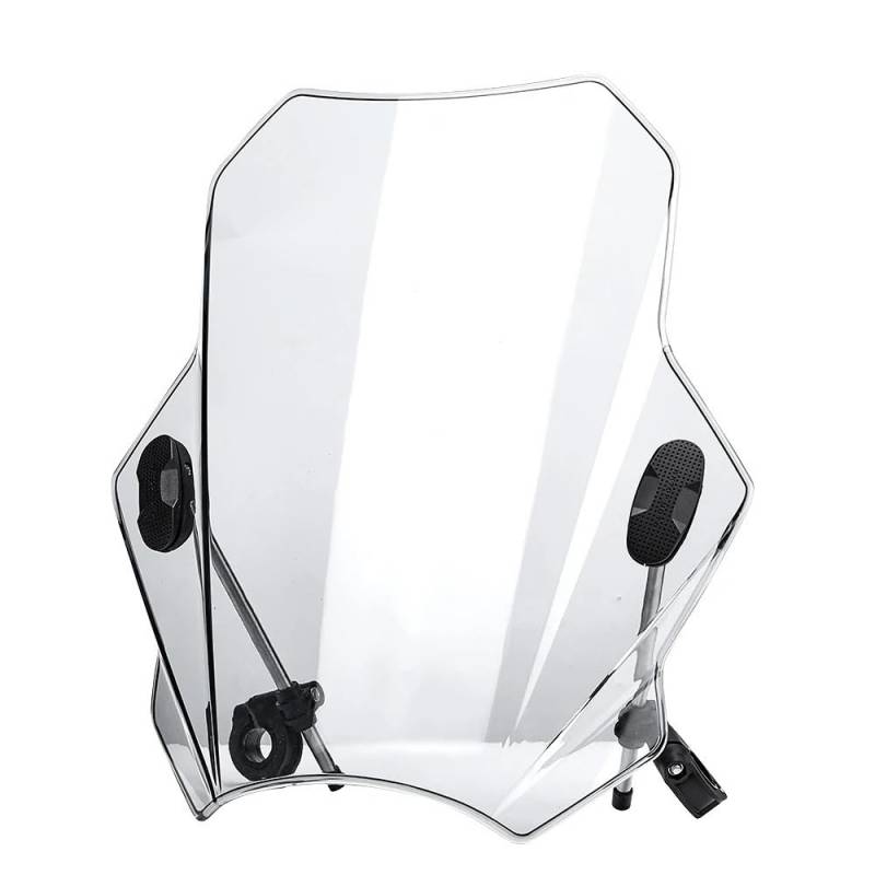 ASDRDDARF Windschutzscheibe Motorrad Universal Für MT09 MT07 R1 R3 CMX300 CMX 500 R1200RS CBF500 Motorrad Windschutz Windschutz Windabweiser(Transparent) von ASDRDDARF
