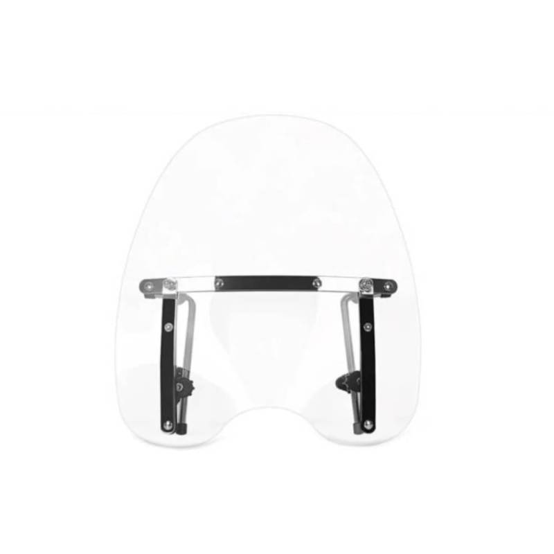 ASDRDDARF Windschutzscheibe Motorrad Universal Für Sowohl 7/8 "Und 1" Lenker Motorrad Windschutzscheibe Motorrad Windschutzscheibe(Clear) von ASDRDDARF