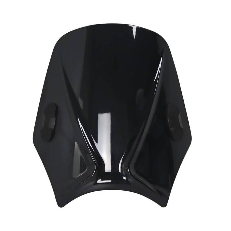ASDRDDARF Windschutzscheibe Motorrad Universal Motorrad Windschutzscheibe Windschutzscheibe Abdeckungen Bildschirm Rauch Objektiv Motorräder Deflektor(Black) von ASDRDDARF