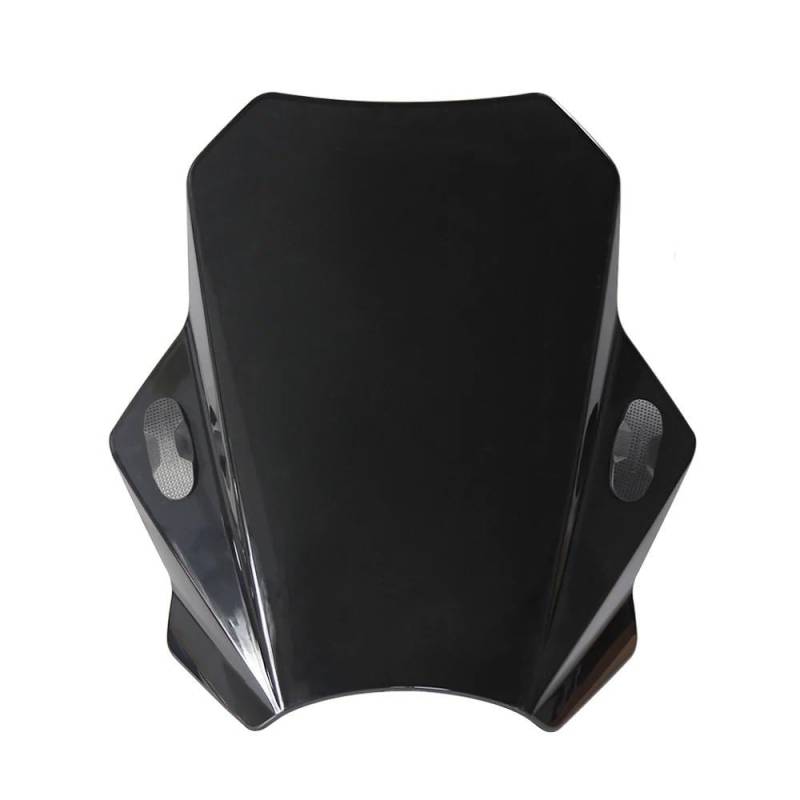 ASDRDDARF Windschutzscheibe Motorrad Universal Motorrad Windschutzscheibe Windschutzscheibe Abdeckungen Bildschirm Rauch Objektiv Motorräder Deflektor(Black 1) von ASDRDDARF