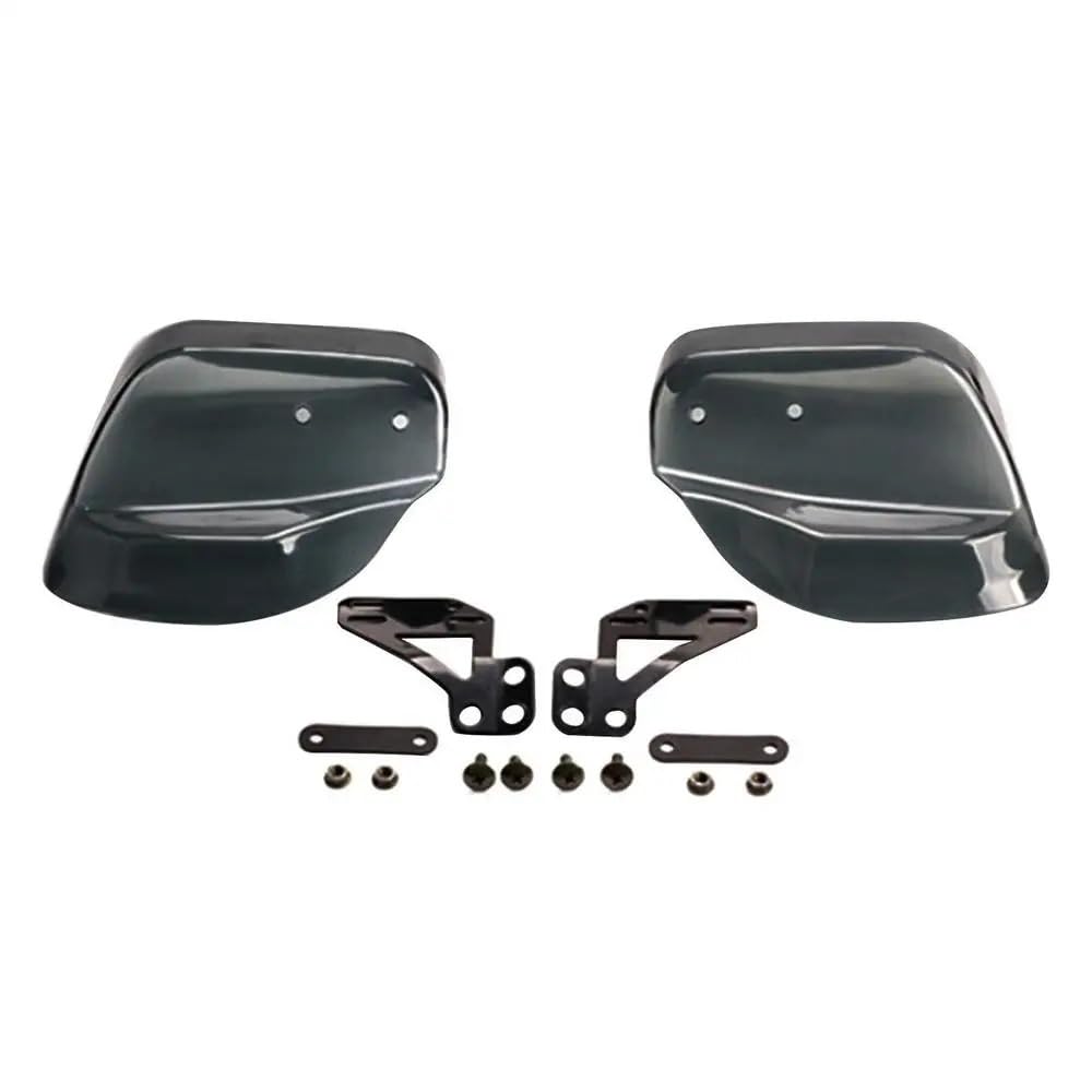ASDRDDARF Windschutzscheibe Motorrad Universal Zubehör Motorrad Hand Schutz Lenker Hand Schutz Windschutzscheibe Windschutzscheibe(Clear) von ASDRDDARF