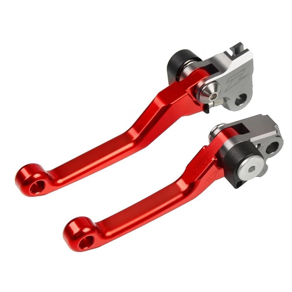 Für KX250F KXF 250 2005 2006 2007 2008 2009 2010 2011 2012 Klapp Handbremse Pivot Dirt Bike Bremse Kupplung Hebel Griff(Red) von ASDRDDARF