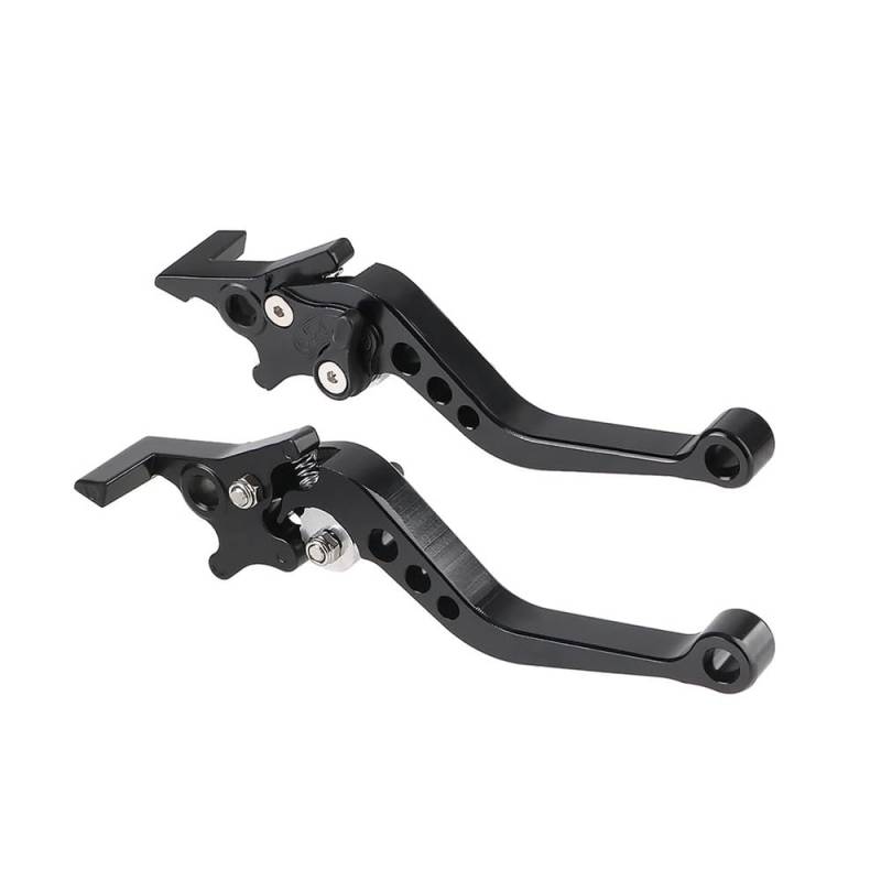 Motorrad Kupplung Bremse Fahrrad Einstellbare Griff Griff Trommel Hebel Vorne Und Hinten Disc Bremsen Modifikation Zubehör Universal(Black) von ASDRDDARF