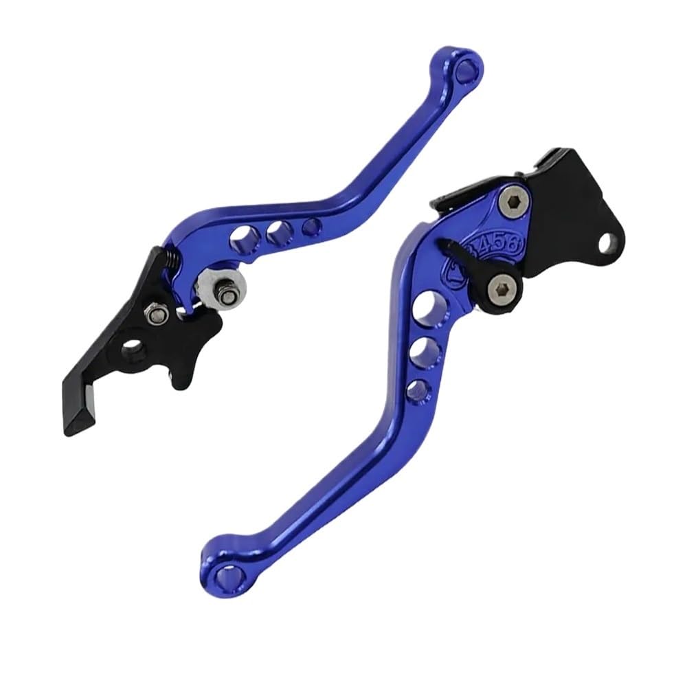 Motorrad Kupplung Hebel Zylinder Kupplung Hebel Einstellbar Rost Beweis Motorrad Bremshebel Klar Schalt(Blue) von ASDRDDARF