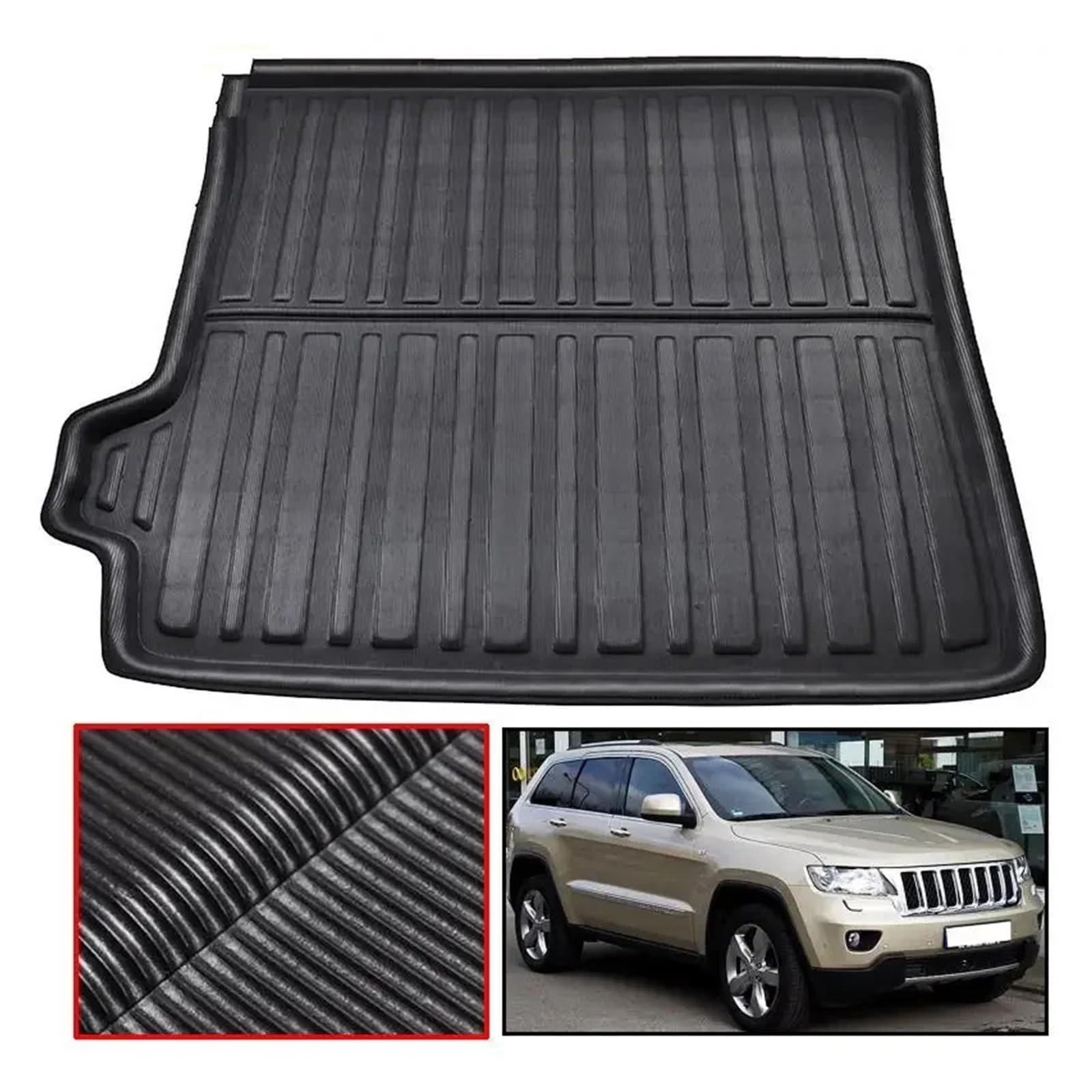 Außenspiegel Glas Auto-Kofferraumwanne Cargo-Boot-Matte Bodenwanne Schutzteppich Für Jeep Für Grand Für Cherokee WK2 2011 2012-2019 Auto Spiegelglas Außenspiegel Glas Auto-Kofferraumwanne Cargo-Boot-Matte Bodenwanne Schutzteppich Für Jeep Für Grand Für Cherokee WK2 2011 2012-2019 Auto Spiegelglas von ASFDSG