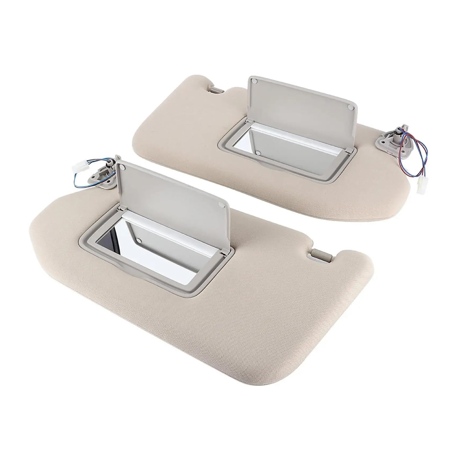 Sonnenschutz Auto Frontscheibe 1 Paar Links & Rechts Sonnenblende 964019PB0A für Nissan für Pathfinder (SL SV) 2013 2018 grau ABS von ASFDSG