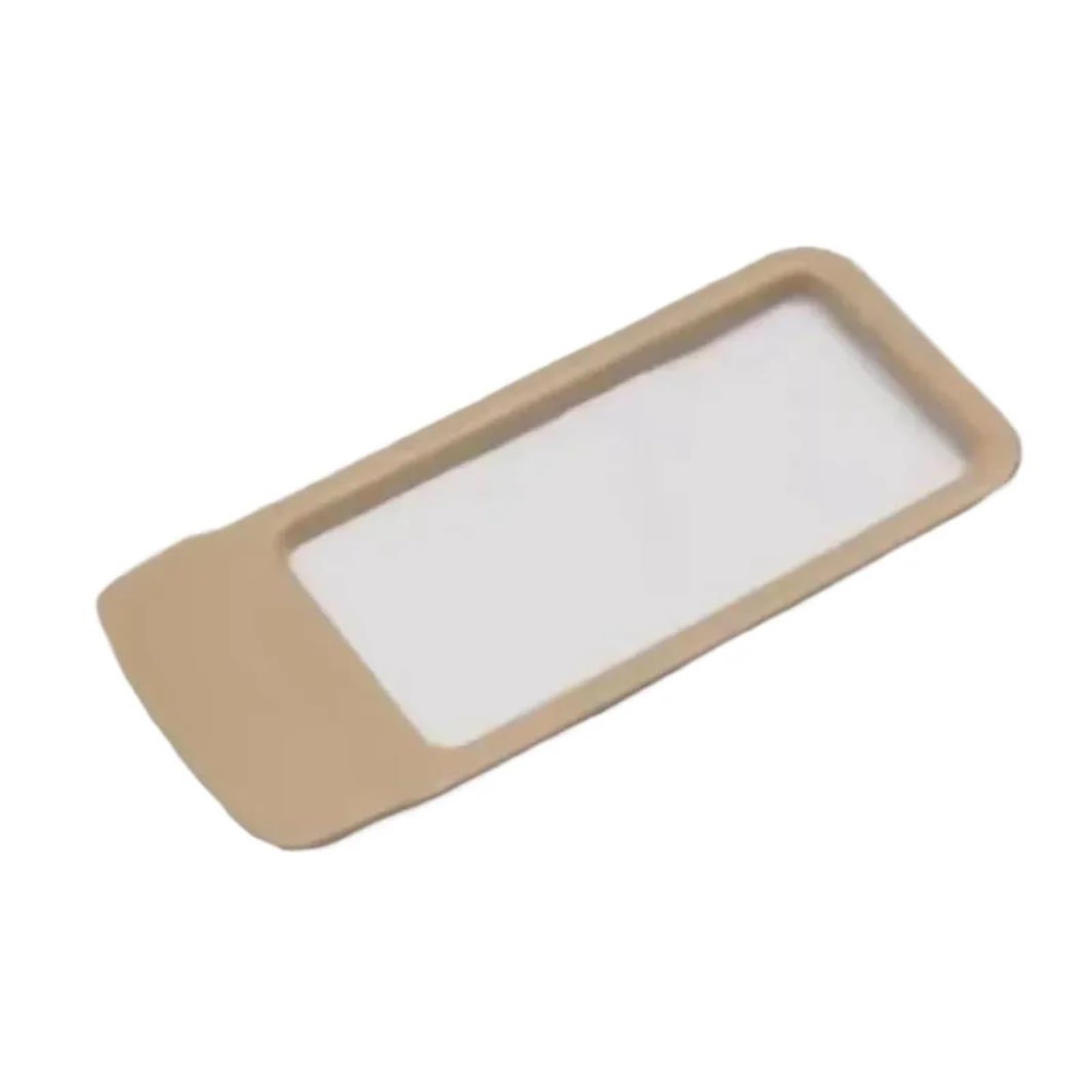 Sonnenschutz Auto Frontscheibe 1PC Schwarz Beige Grau Sonnenblende Spiegel Abdeckung Rahmen für VE90 für 320-335 für X1 für X3 für E84 für F25 1667100210(Beige) von ASFDSG