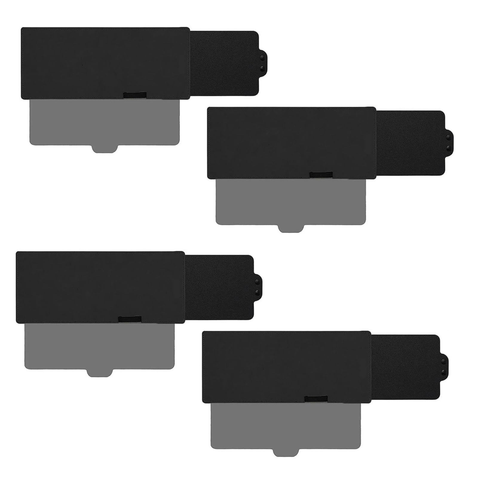 Sonnenschutz Auto Frontscheibe Auto-Sonnenblenden-Extender Sonnenschutz-Verlängerungsplatte Schildblocker Blendschutz für Vorderseite des Fensters für Auto-Innenausstattung(4pcs) von ASFDSG