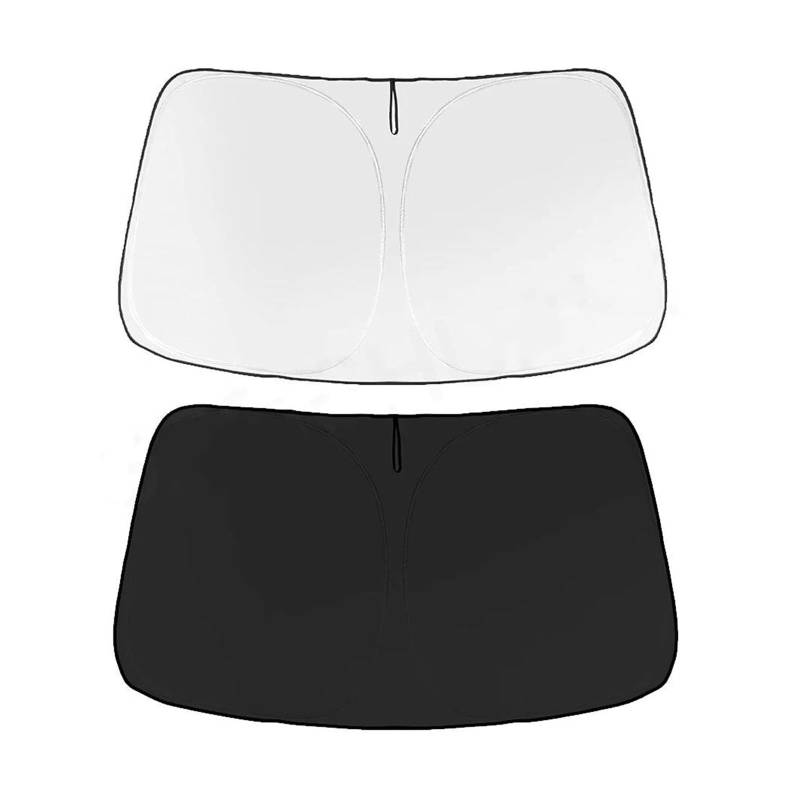 Sonnenschutz Auto Frontscheibe Auto-Windschutzscheiben-Sonnenschutzzubehör 2018-2024 für VW für Atlas für Cross für Sport Reflektor-Sonnenschutz bietet Schutz von ASFDSG