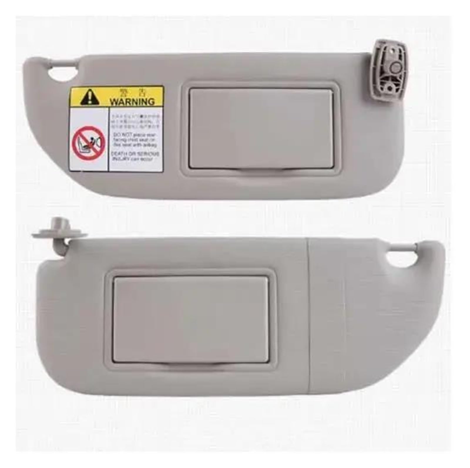 Sonnenschutz Auto Frontscheibe Für Citroen C2 Innen Sonnenblende Mit Spiegel Front Visier Montage Auto Zubehör(Left and Right) von ASFDSG