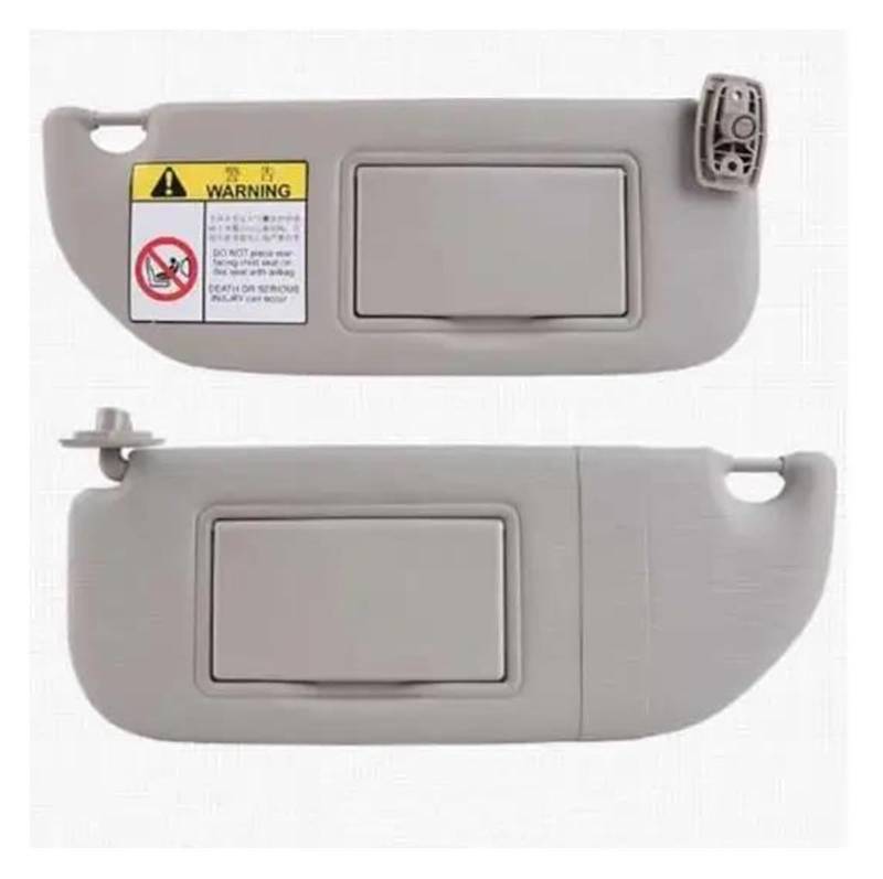 Sonnenschutz Auto Frontscheibe Für Citroen C2 Innen Sonnenblende Mit Spiegel Front Visier Montage Auto Zubehör(Left and Right) von ASFDSG