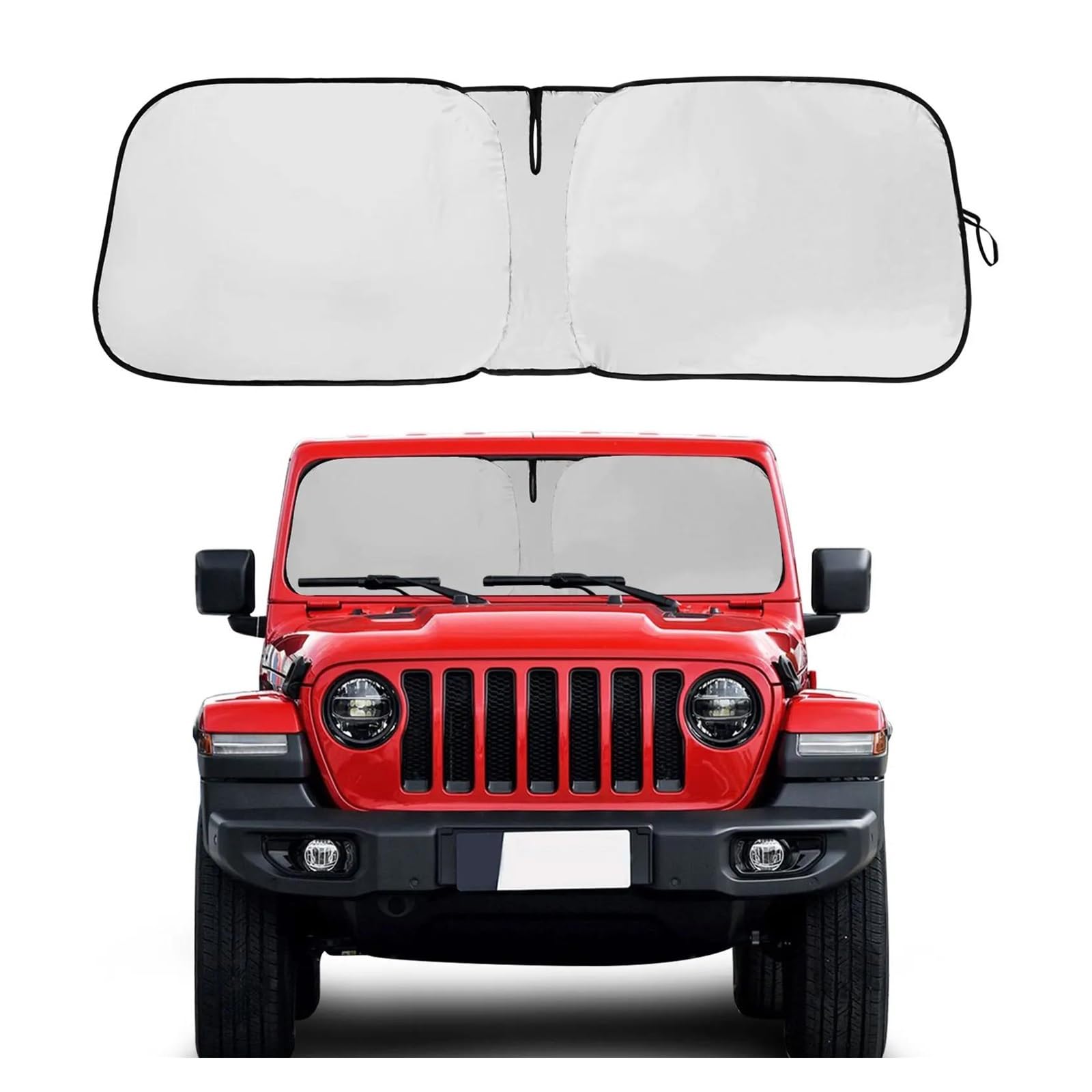 Sonnenschutz Auto Frontscheibe Für Jeep Für Wrangler JL/JLU 2018-2024 Frontscheibe Sonnenschutz UV Block Abdeckung Sonnenschutz Auto Frontscheibe Für Jeep Für Wrangler JL/JLU 2018-2024 Frontscheibe Sonnenschutz UV Block Abdeckung von ASFDSG