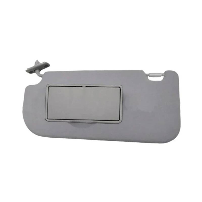Sonnenschutz Auto Frontscheibe Für KIA für Sportage für KM 2004-2009 Auto-Sonnenblende Links/rechts Sonnenblende Sonnenschutzschild Schattenbrett mit Make-up-Spiegel(Gray Left) von ASFDSG