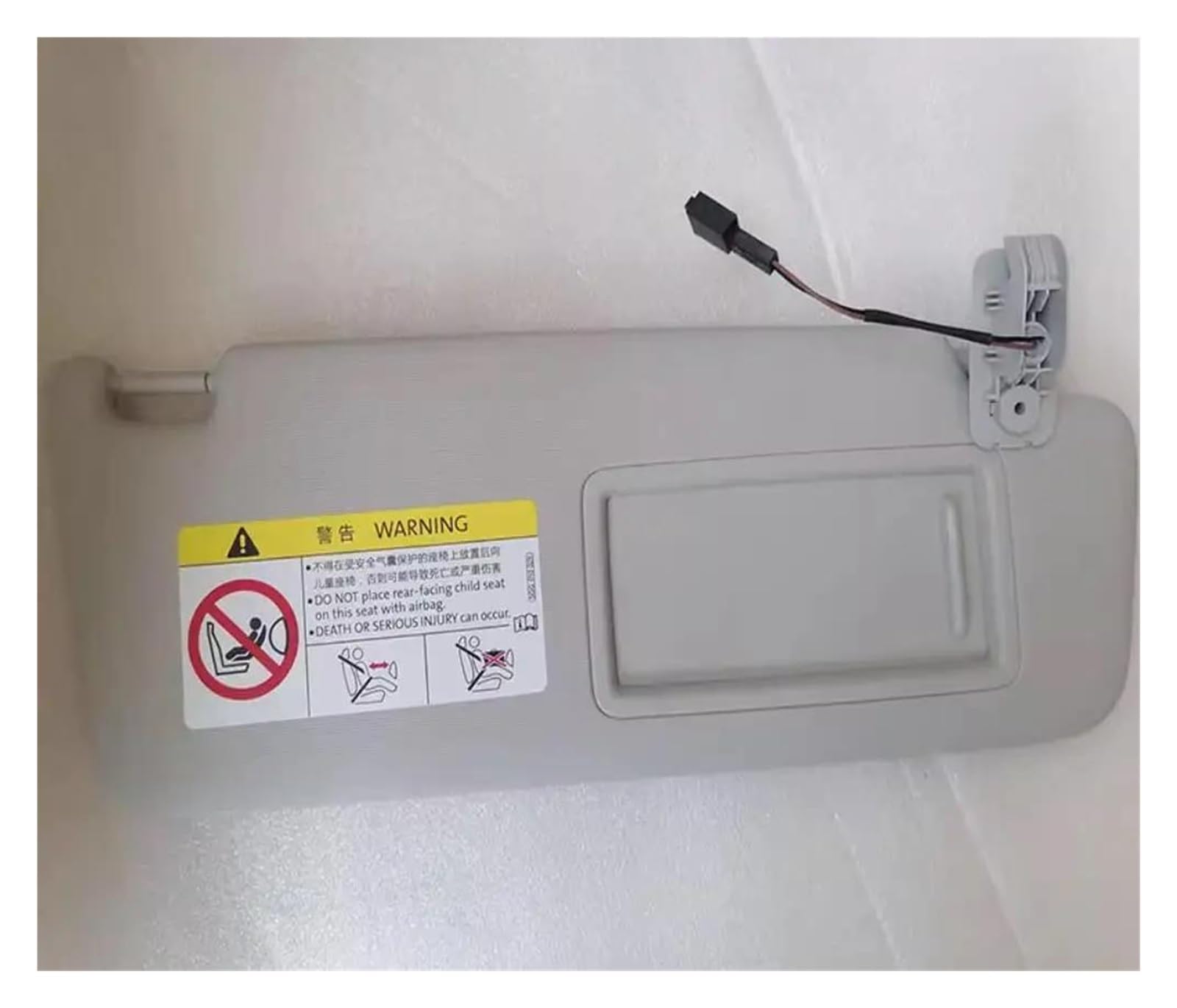 Sonnenschutz Auto Frontscheibe Für Skoda Für Rapid 2015 2016 2017 2018 2019 2020 2021 2022 Innensonnenblende mit Spiegel Frontblendenbaugruppe Autozubehör(Right Side 1pcs) von ASFDSG