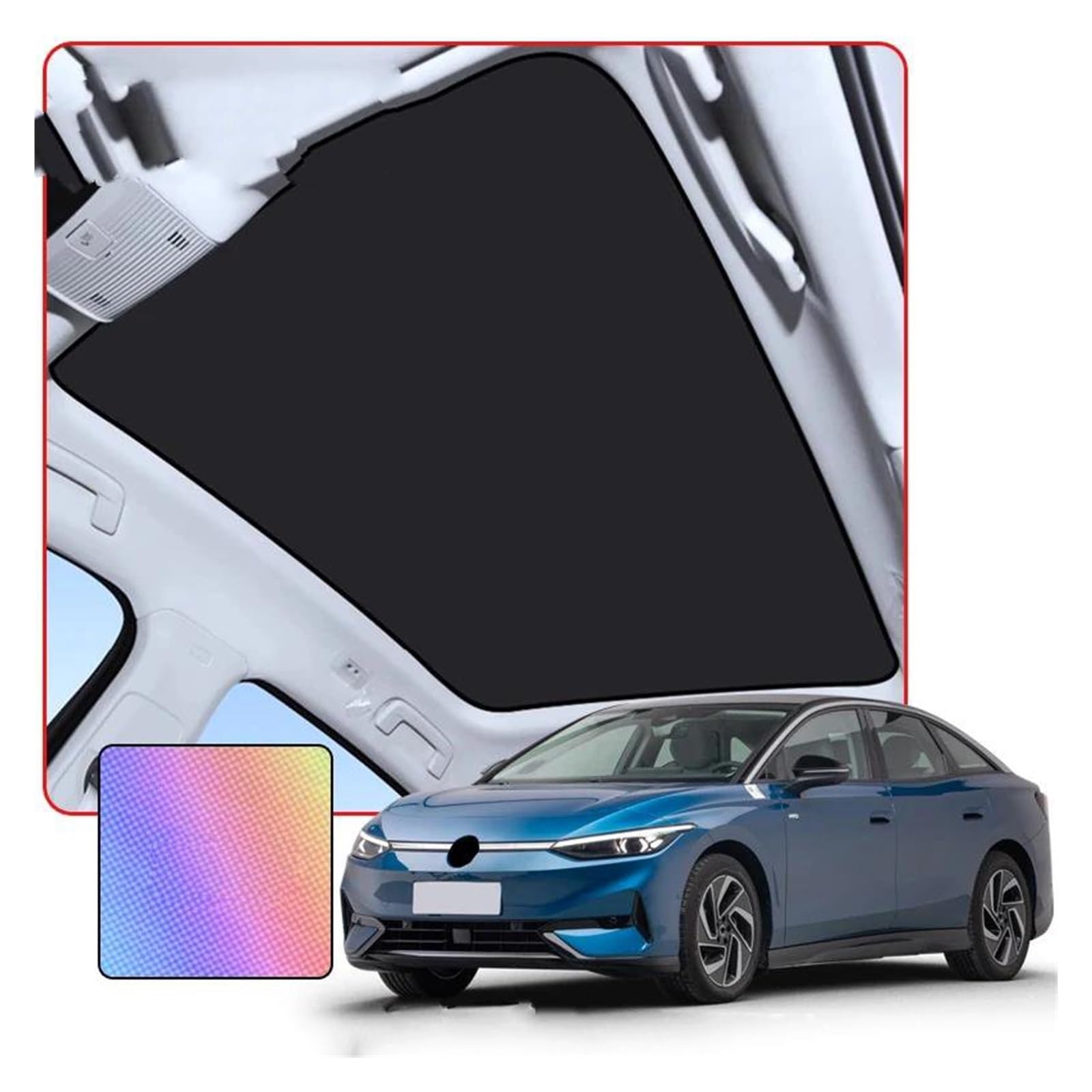 Sonnenschutz Auto Frontscheibe Für VW für ID.7 2023 2024 2025 Modelle Dach Sonnenblende Auto Schiebedach Sonnenschirm Sonnenschutz Auto Frontscheibe Für VW für ID.7 2023 2024 2025 Modelle Dach Sonnenblende Auto Schiebedach Sonnenschirm von ASFDSG