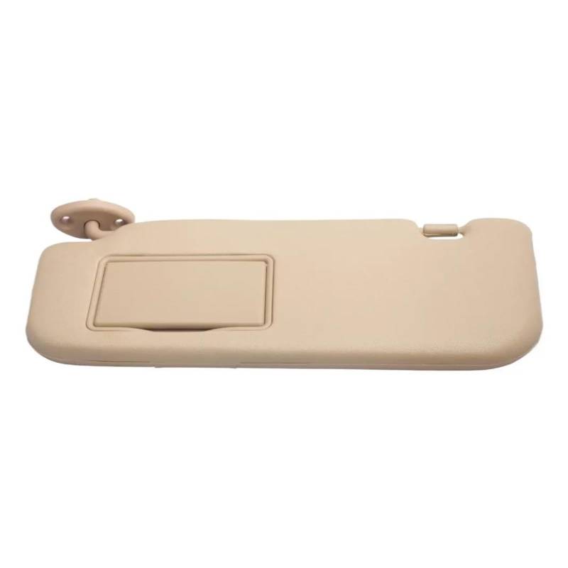 Sonnenschutz Auto Frontscheibe Grau Beige Links Rechts Sonnenblende für Toyota für Vios für Yaris für Yaris L 2014 2015 2016 2017 2018 2019 2020 2021 2022(Left Beige) von ASFDSG