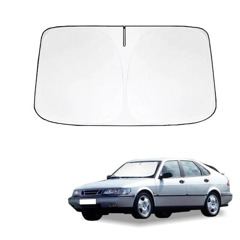 Sonnenschutz Auto Frontscheibe Windschutzscheibe Sonnenschutz Für Saab Für 900 Sonnenschirm Sonnenblende Protector Faltbare Blöcke UV von ASFDSG