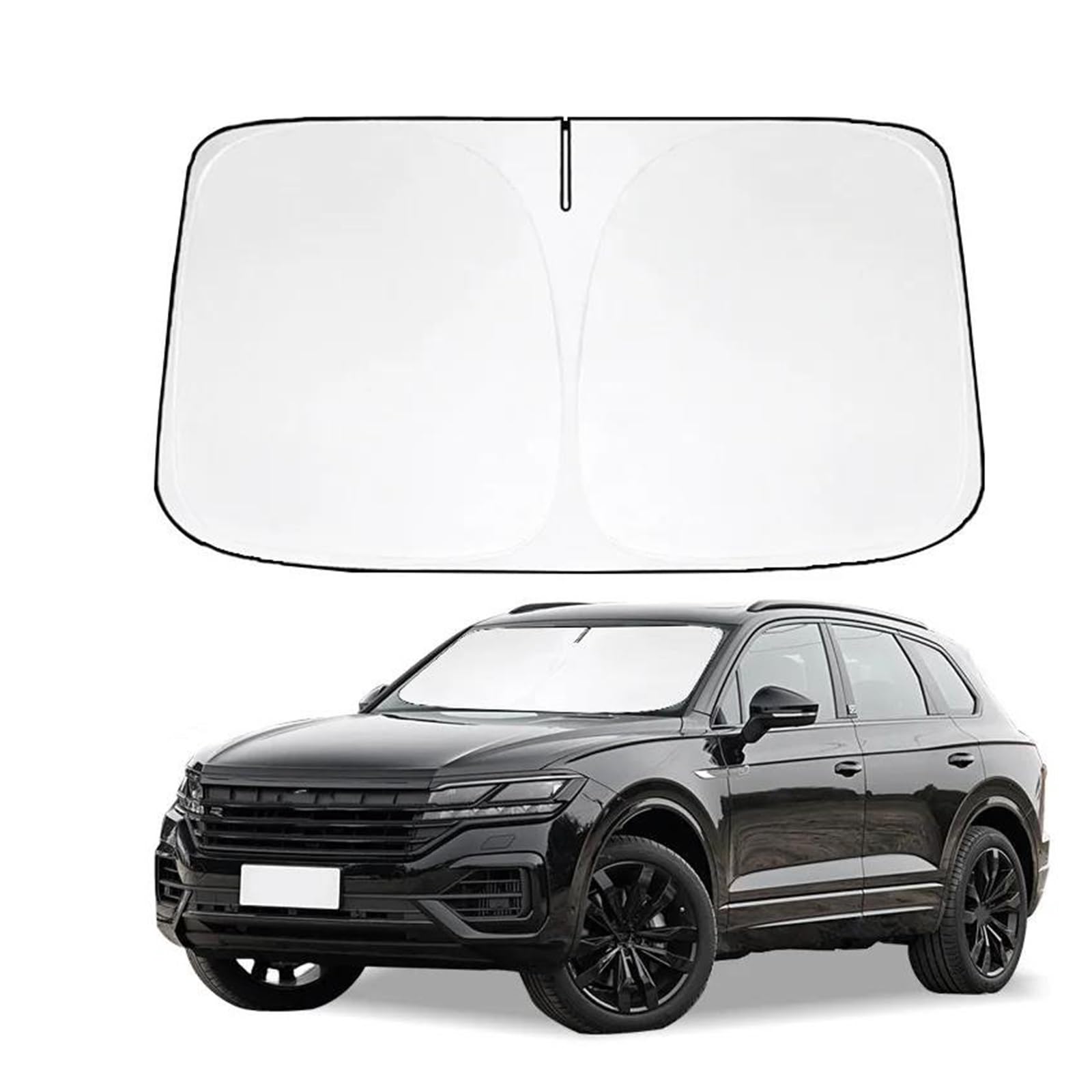 Sonnenschutz Auto Frontscheibe Windschutzscheibe Sonnenschutz Für VW Für Touareg 7L 7P V6 Sonnenschirm Sonnenblende Protector Faltbare Blöcke UV Sonnenschutz Auto Frontscheibe Windschutzscheibe Sonnenschutz Für VW Für Touareg 7L 7P V6 Sonnenschirm Sonnenblende Protector Faltbare Blöcke UV von ASFDSG