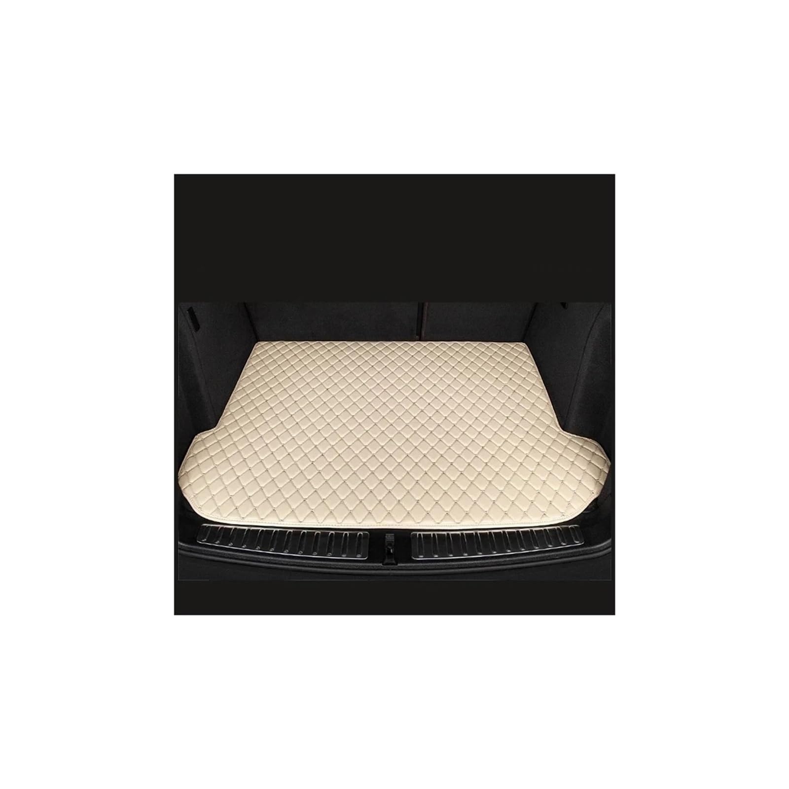Trunk Mat Auto-Kofferraum-Matten Für Life 2023 2022 2021 Hintere Kofferraumwanne Liner Cargo Foot Pads Zubehör Produkt Kofferraumwanne(Beige) von ASFDSG