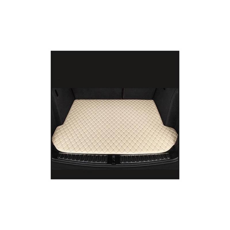 Trunk Mat Auto-Kofferraum-Matten Für Life 2023 2022 2021 Hintere Kofferraumwanne Liner Cargo Foot Pads Zubehör Produkt Kofferraumwanne(Beige) von ASFDSG