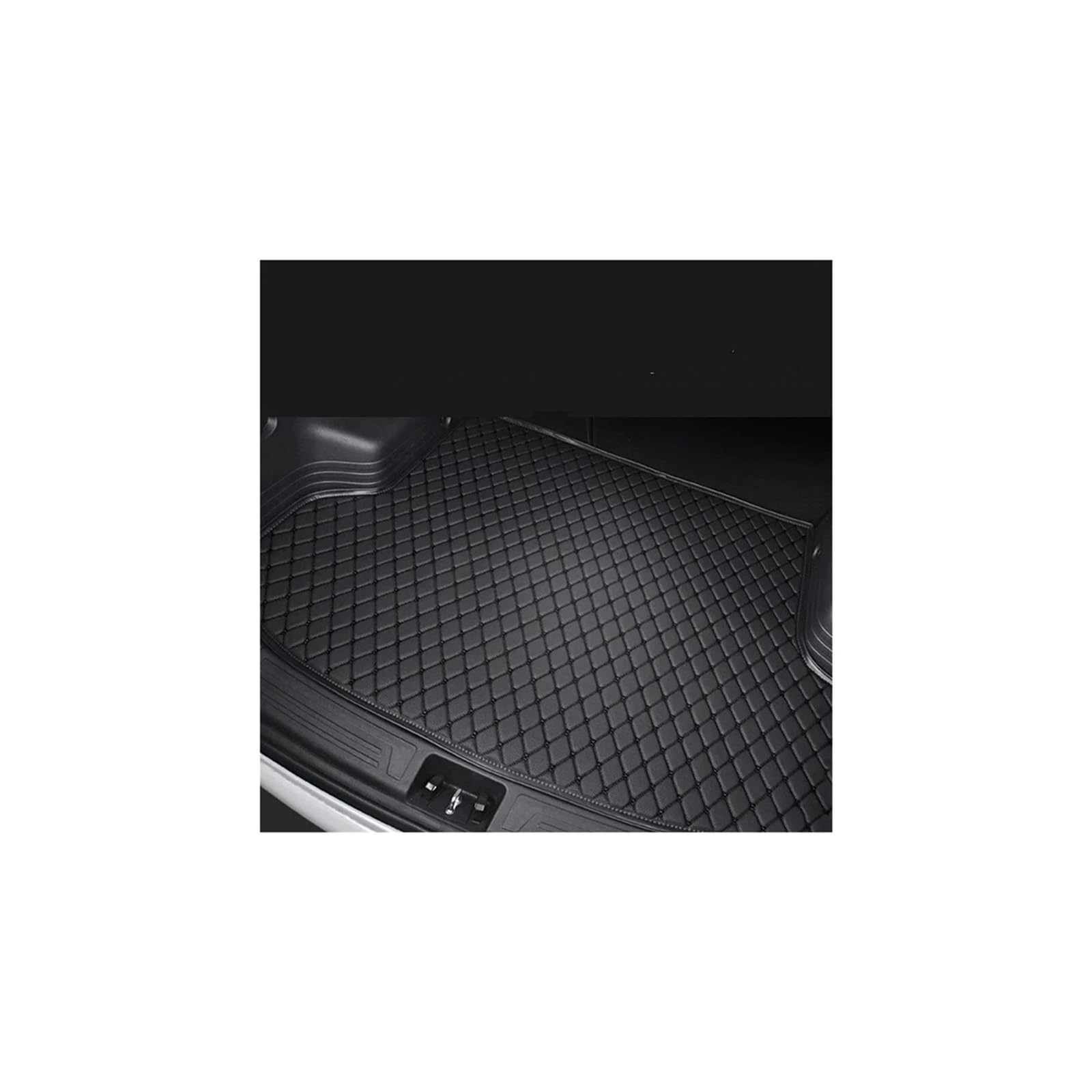 Trunk Mat Auto-Kofferraum-Matten Für Subaru Für Crosstrek 2024 Kofferraumwanne Cargo Foot Pads Zubehör Produkte Teile Autos Kofferraumwanne(Black with Black) von ASFDSG