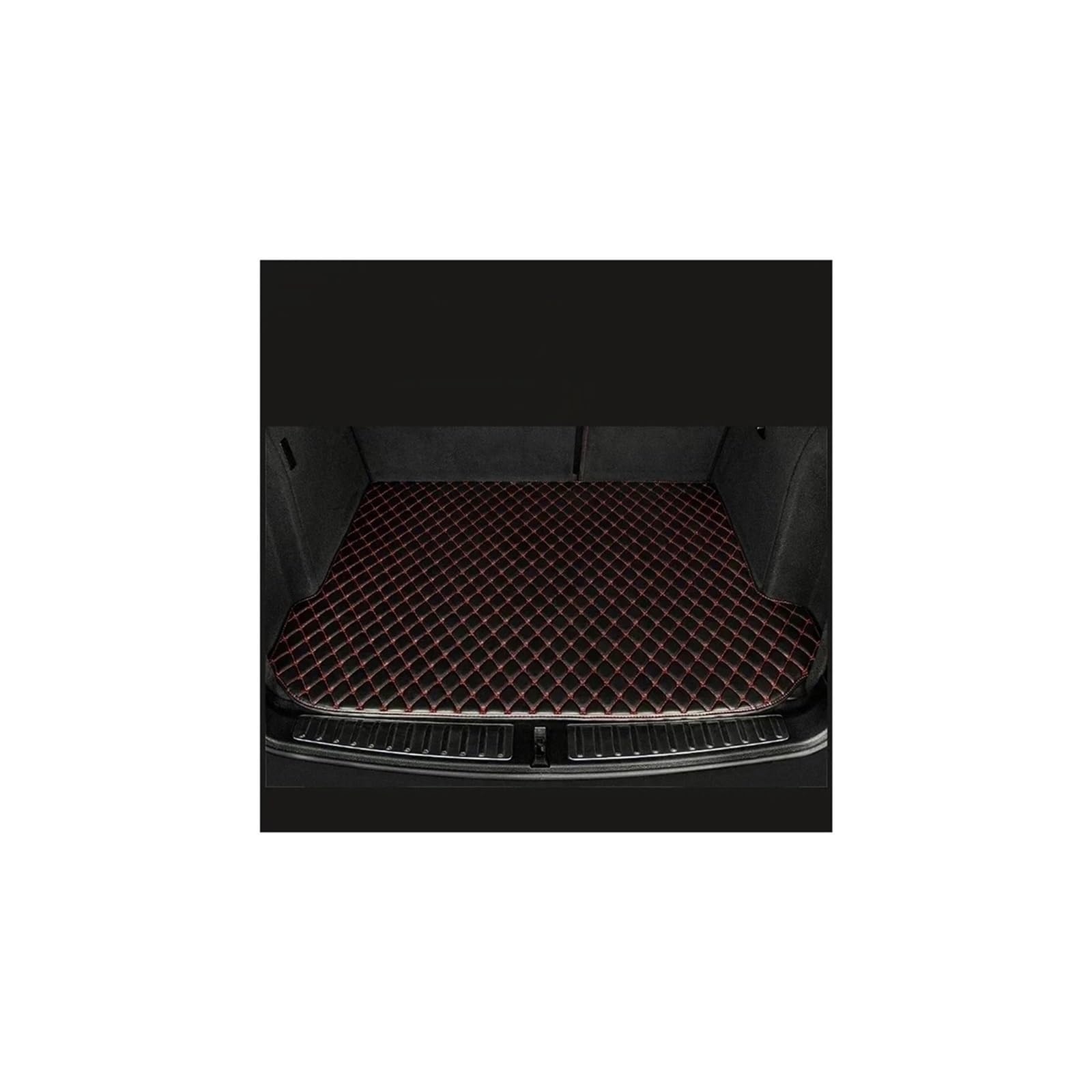 Trunk Mat Auto-Kofferraum-Matten Für Subaru Für Crosstrek 2024 Kofferraumwanne Cargo Foot Pads Zubehör Produkte Teile Autos Kofferraumwanne(Black with Red) von ASFDSG