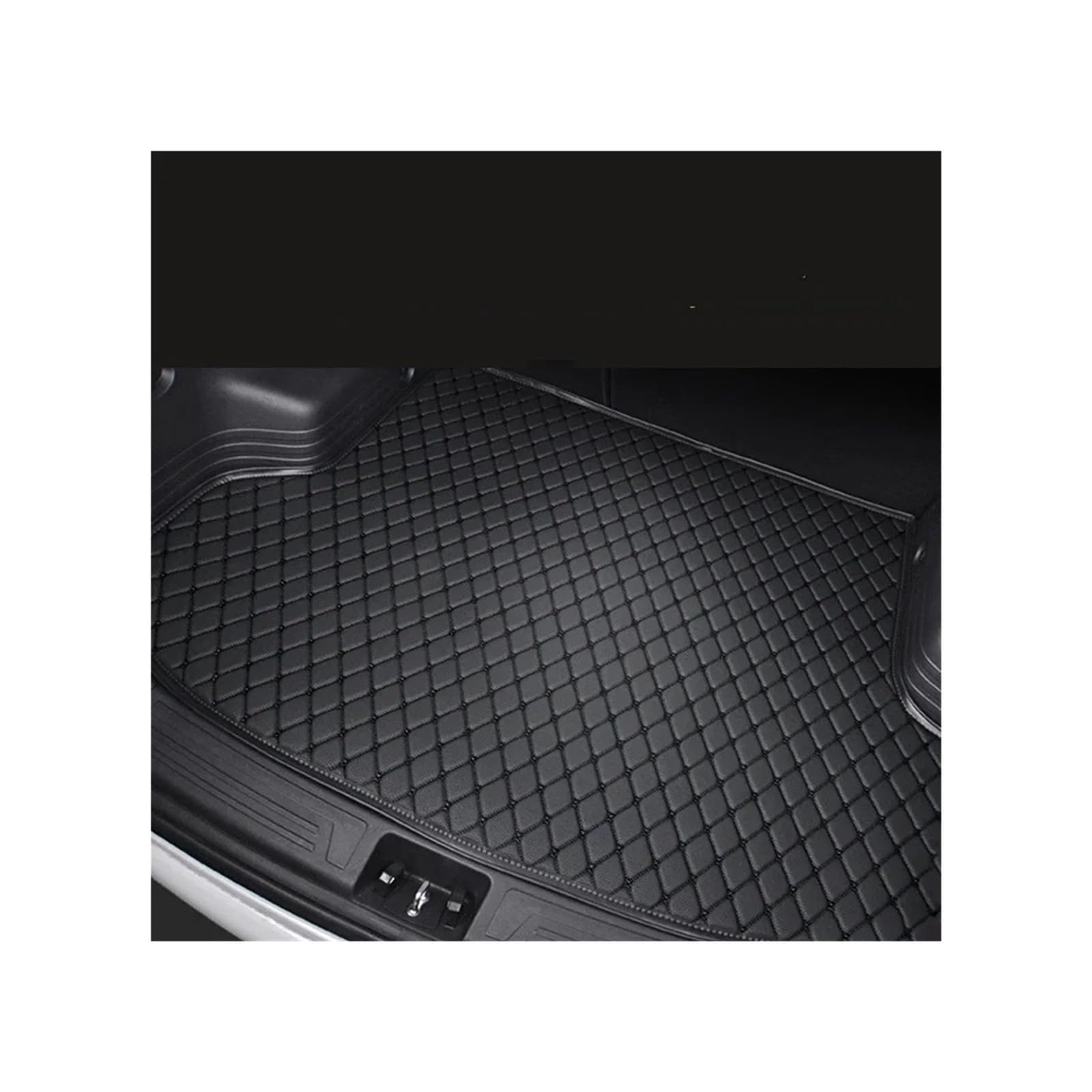 Trunk Mat Auto-Kofferraummatten Für Toyota Für Corolla Cross 2022 2023 Cargo-Liner Teppiche Auto-Innenausstattung Abdeckungen Teile wasserdichte Pads Kofferraumwanne(Black with Black) von ASFDSG