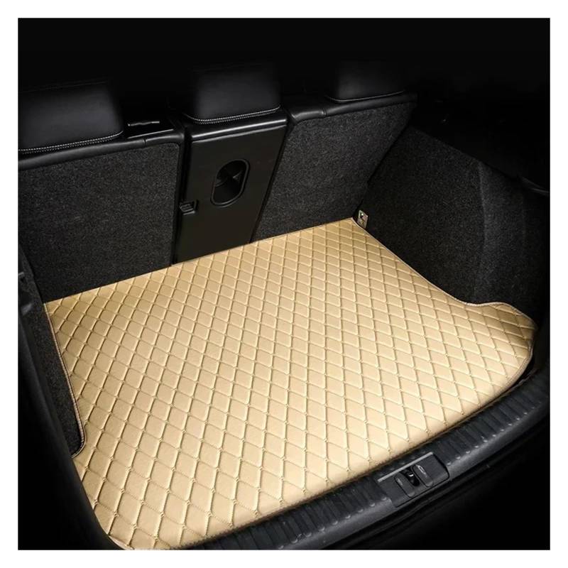 Trunk Mat Für IX 2022 Fünfsitzer-Kofferraummatte Wasserdicht Und rutschfest Passt In Den Innenraum des Autos Kofferraumwanne(Beige) von ASFDSG